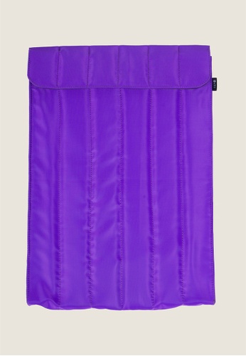 MEMO purple Nylon Laptop Sleeve 0DDFFAC1A56049GS_1
