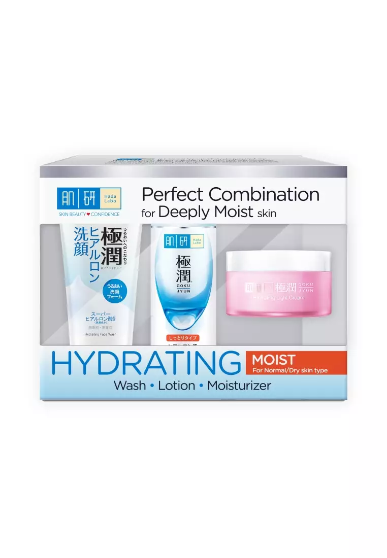 [GWP Set] Hada Labo Premium Hydrating Lotion 30ml + Hada Labo Hydrating Moist 123 Trial Set