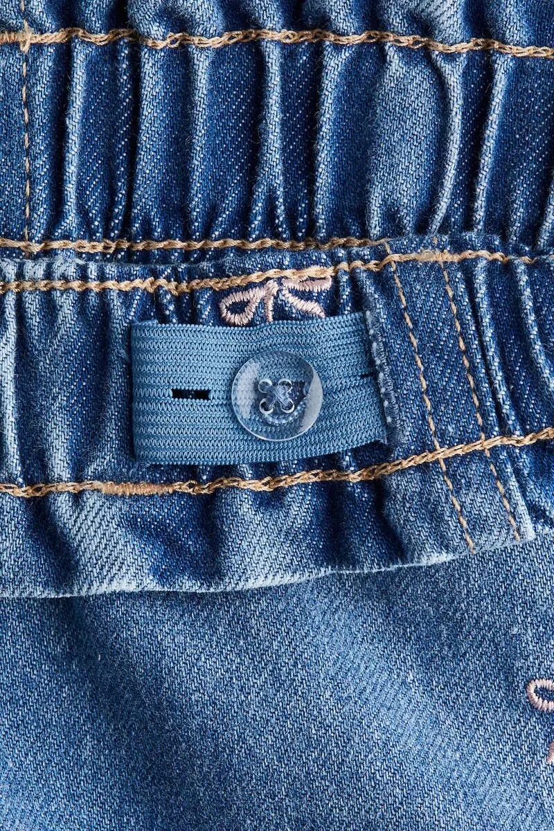 Wide Leg Paper bag jeans