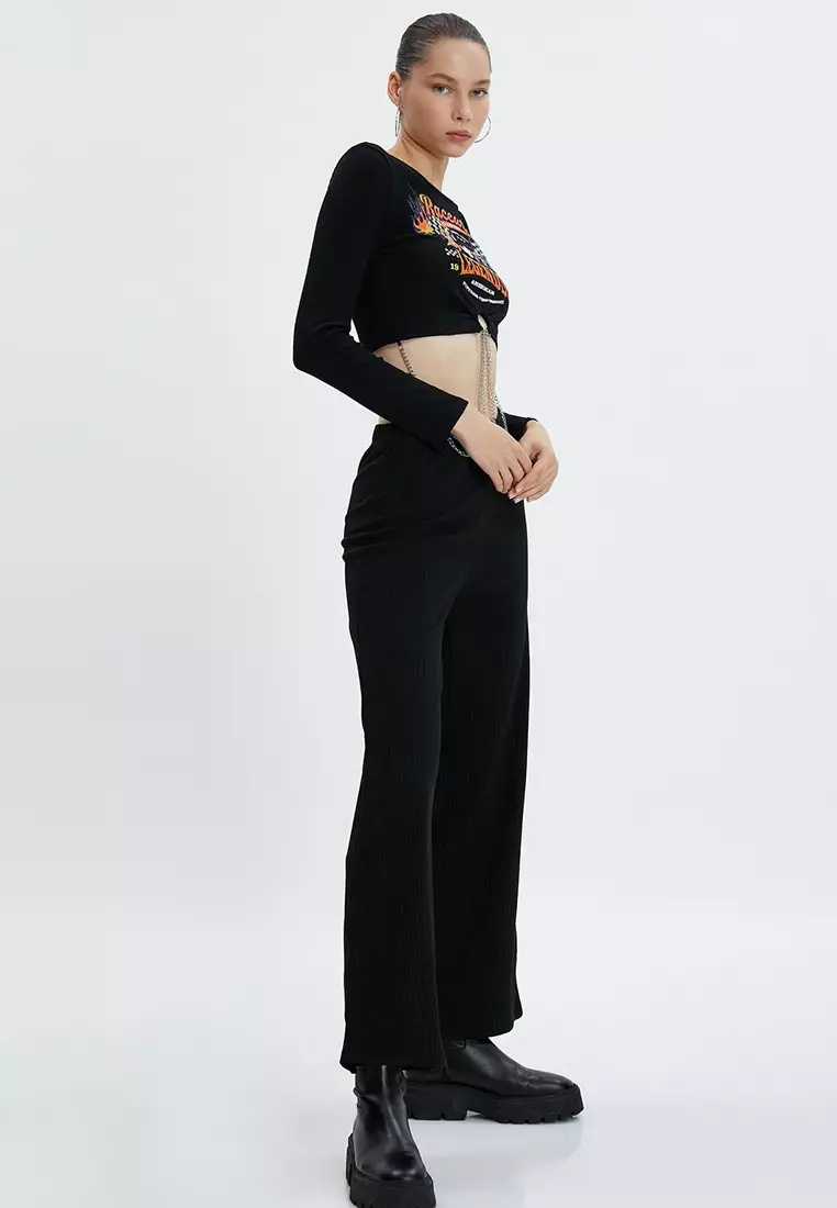 Wide Leg Trousers