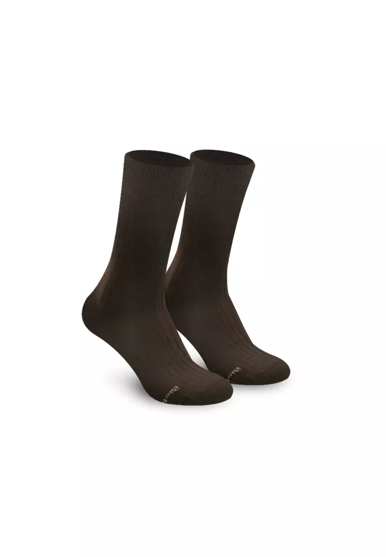 Biofresh Men’s Sweat Absorbent Cotton Lite Thin Casual Crew Socks 3 pairs in a pack RMCKG10