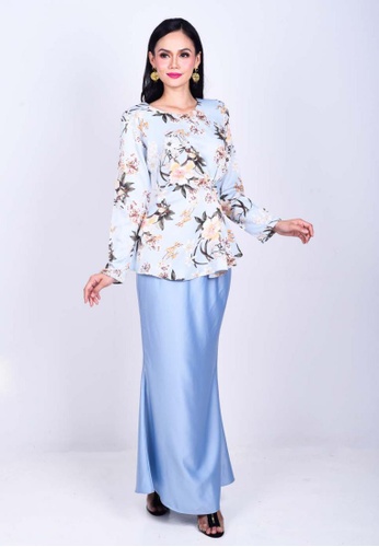 Daisha Zaskia Kurung Modern from KAMDAR in Blue