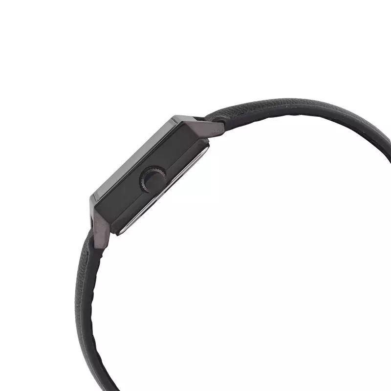 Jam Tangan Wanita Christophe Arden CA 1004 LH LIPBA Ladies Black Dial Black Leather Strap