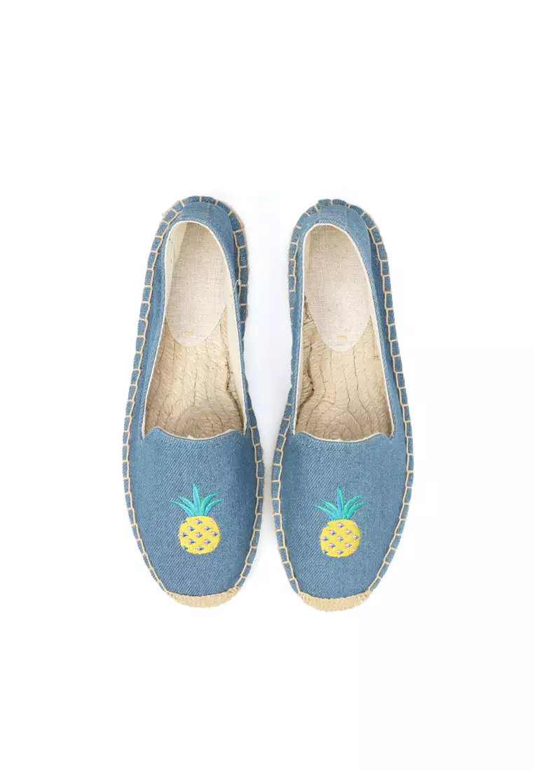 Embroidered Canvas Espadrilles HB45433
