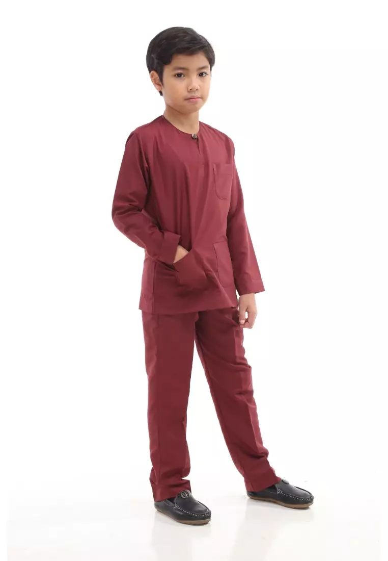 Baju Melayu Moden Teluk Belanga For Kids