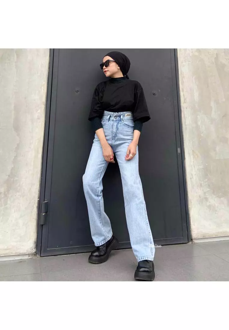 Ultra Highwaist Loose Jeans 222 LEVEL UP