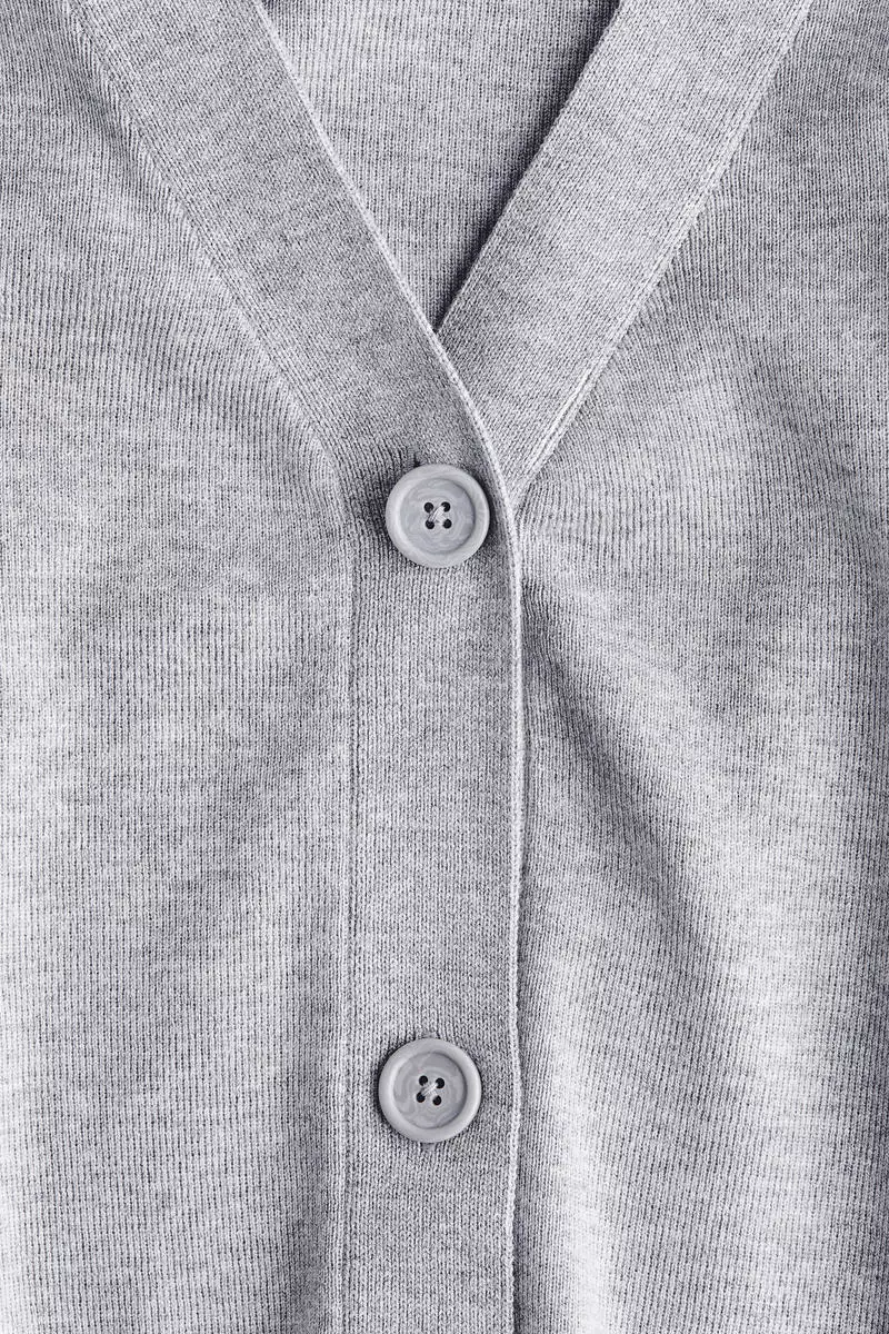 Fine-knit cardigan
