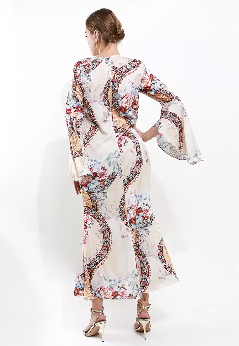 Chanira Festive Bella Gamis-Cream Multi