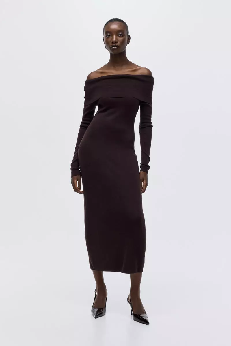 Off-the-shoulder dress