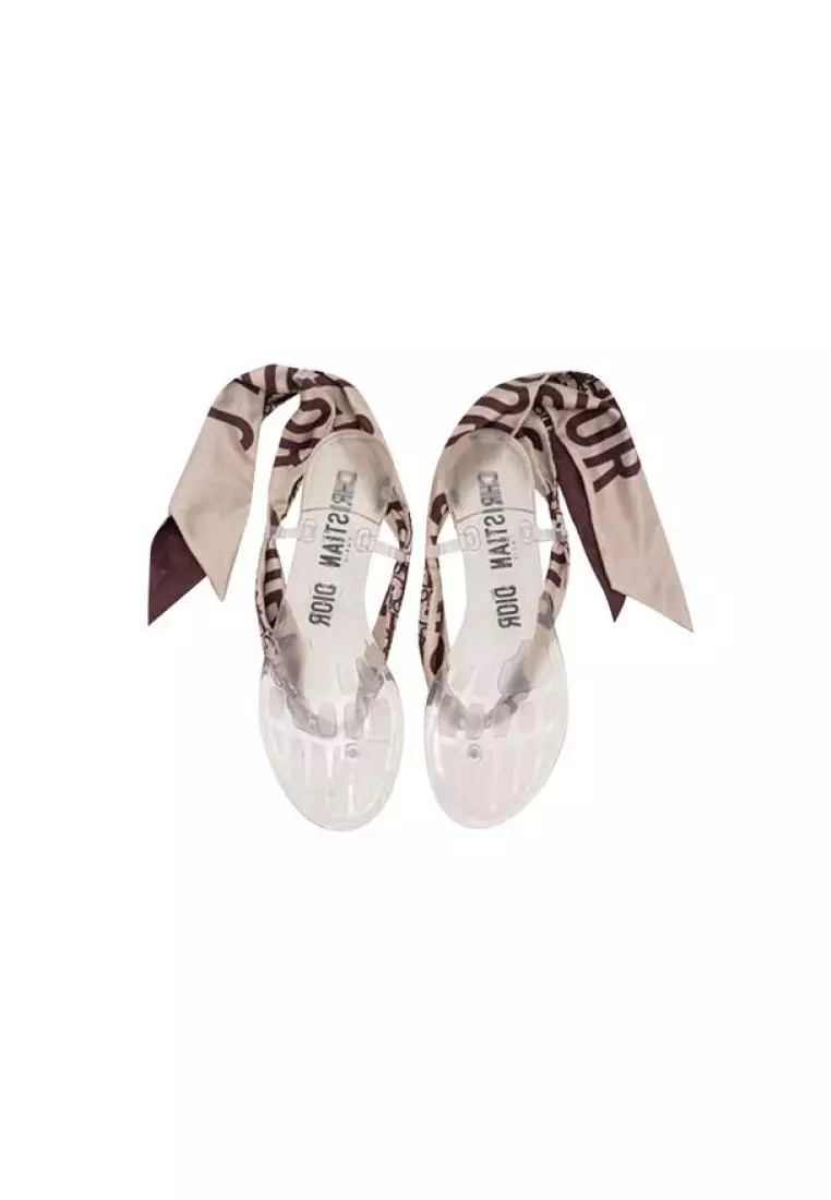 Dior jelly sandals discount