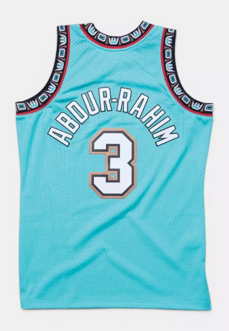 #3 Shareef Abdur-Rahim 1996 Vancouver Grizzlies Authentic Swingman Jersey