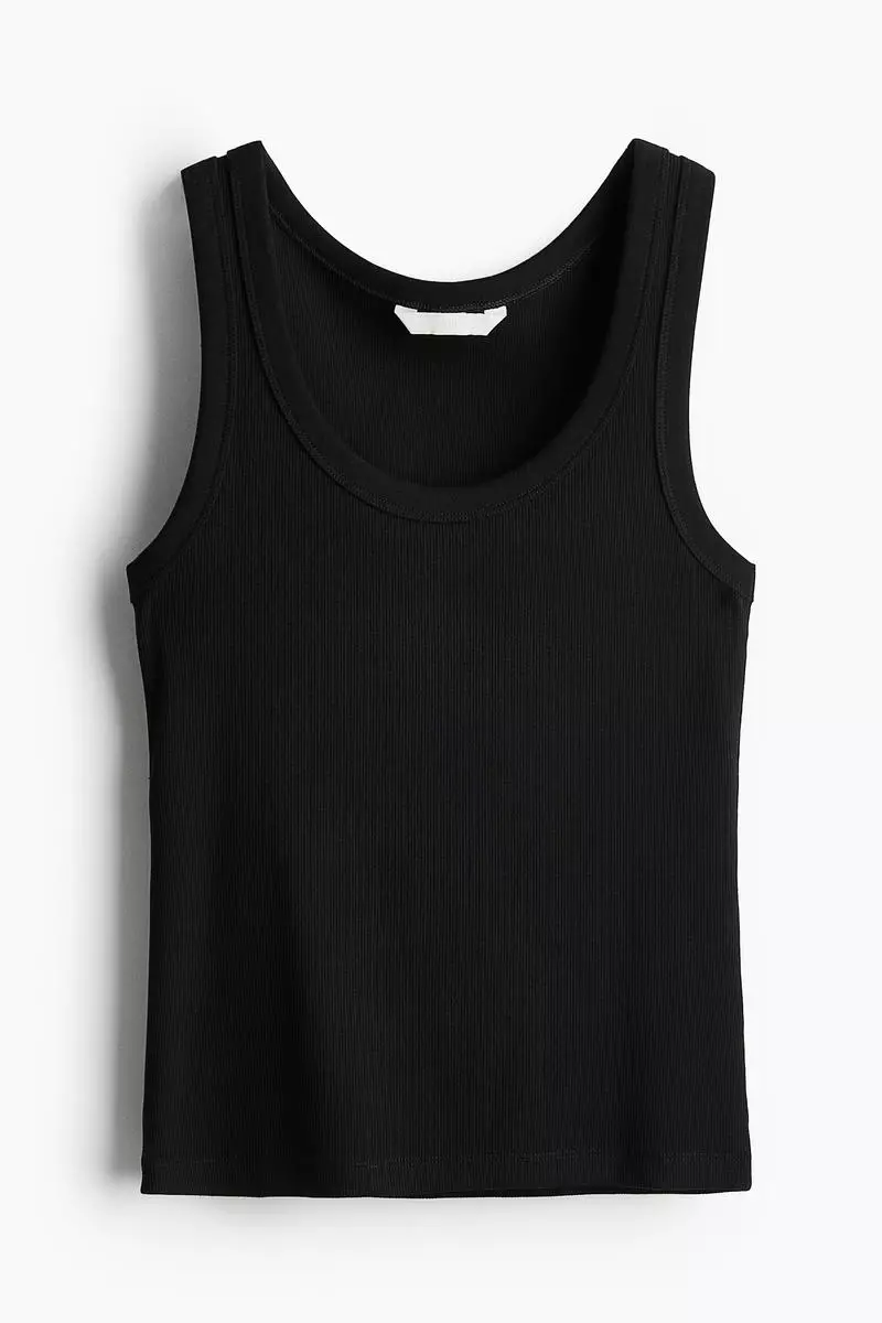 Ribbed vest top