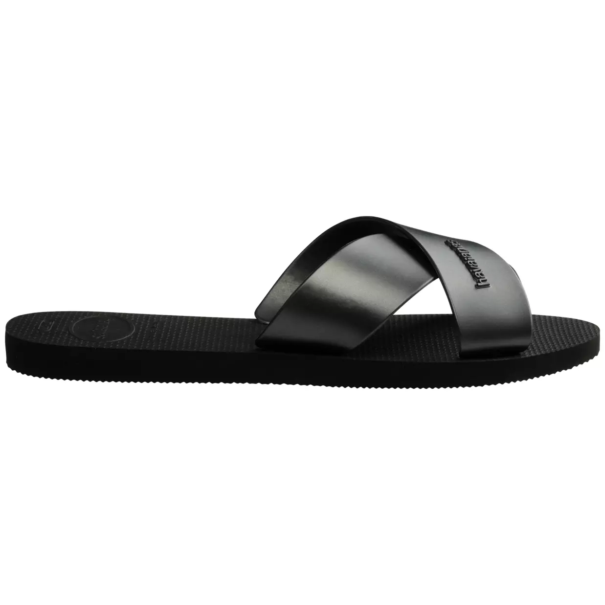 Havaianas 0090 Aqua Metallic Black - Sandal Wanita