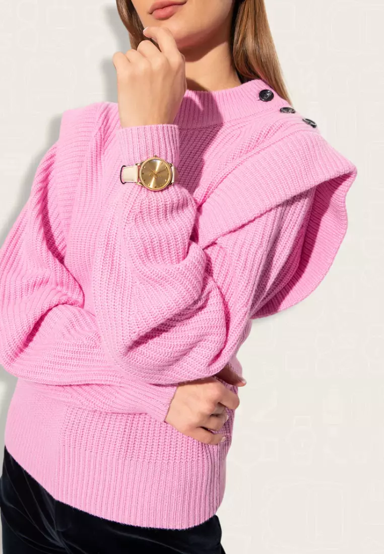 Jam Tangan Wanita Gucci G Timeless Quartz Gold Dial Beige Leather Strap 