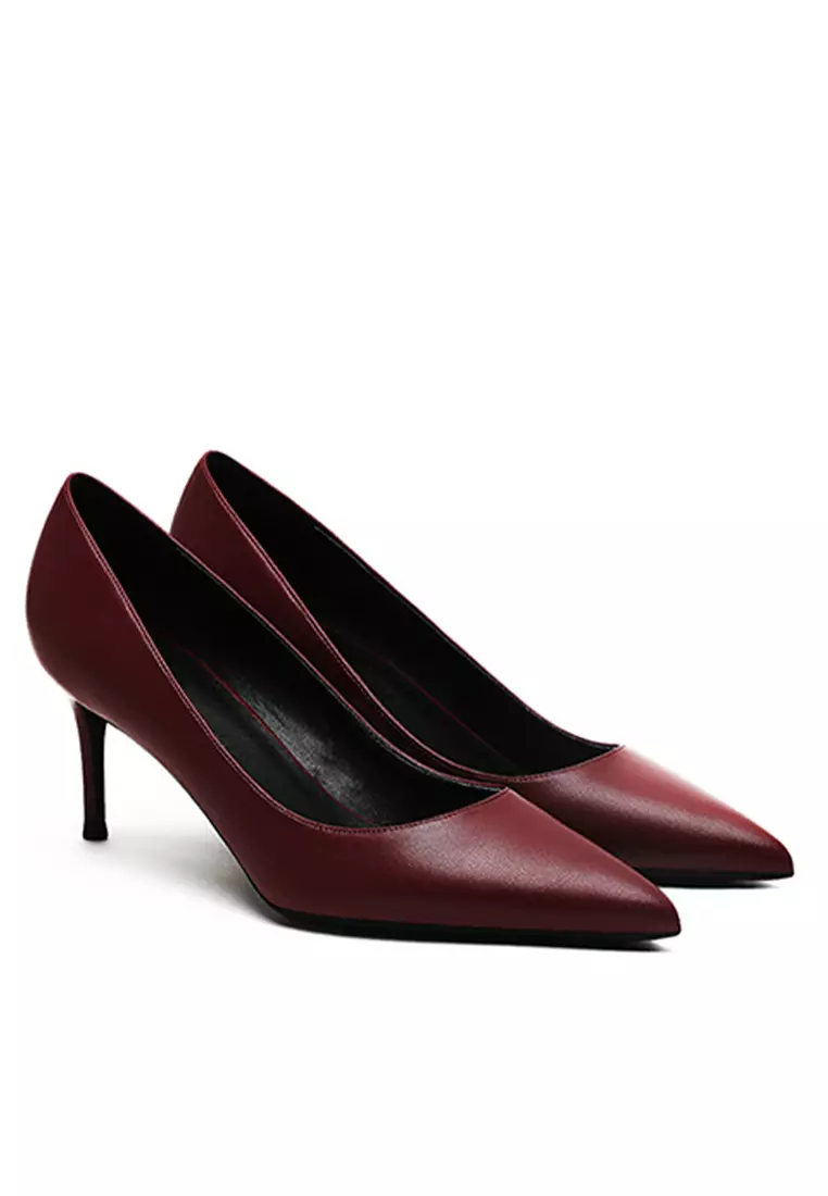 6CM Uniform Pointed High Heel Shoes HZL161