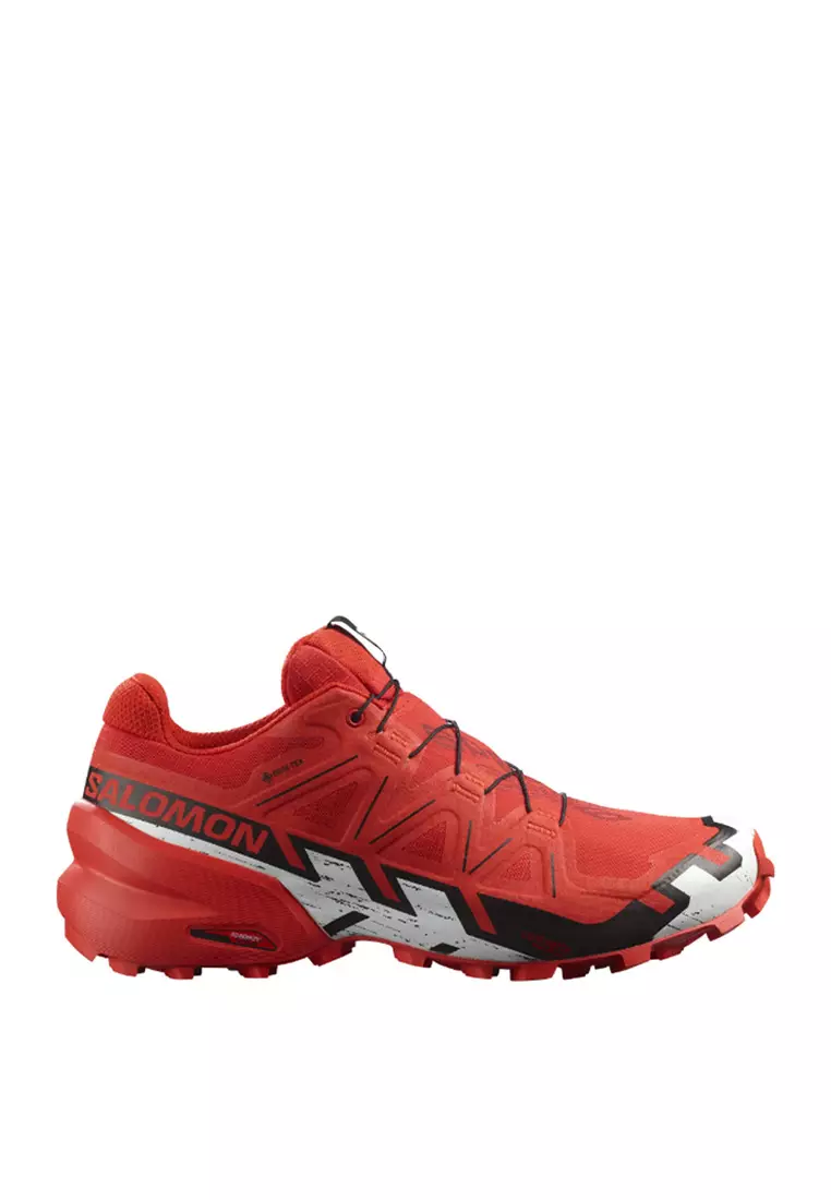 Buy SALOMON Salomon Men's Speedcross 6 GTX Trail Running Shoes Fiery Red/Black/White Online | ZALORA