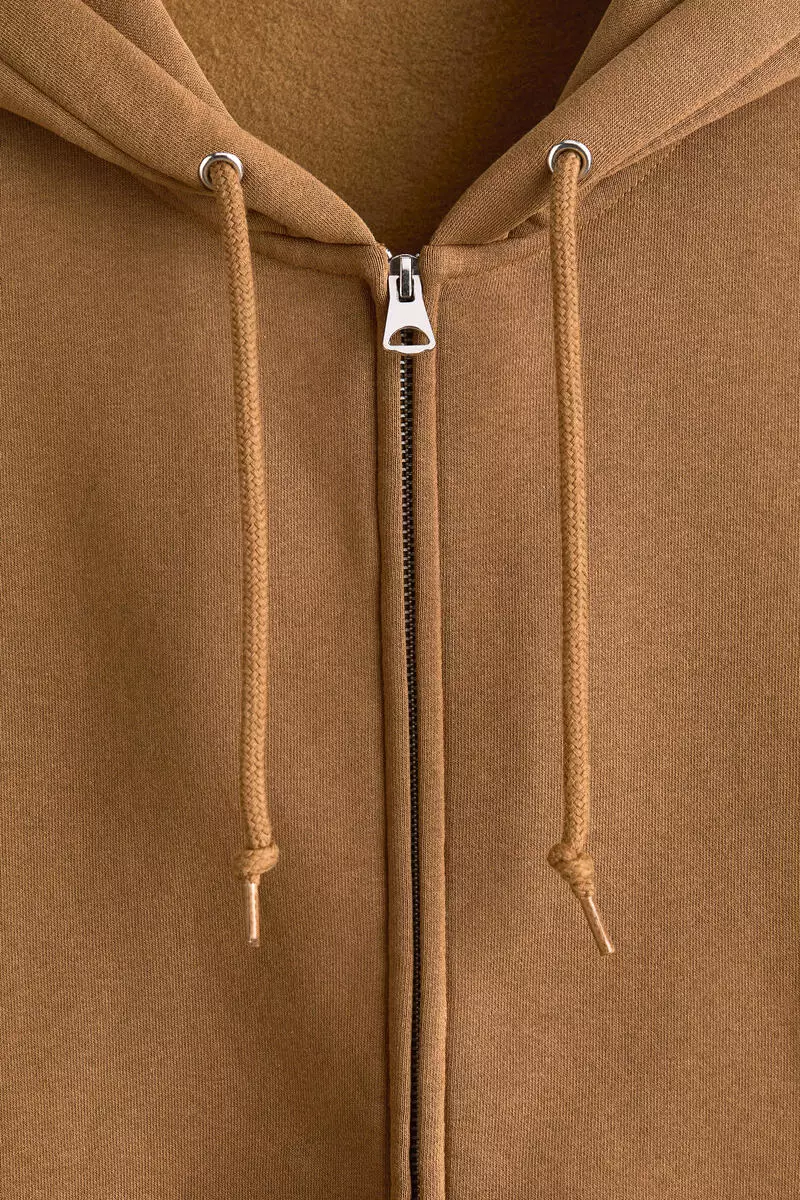 Oversized Fit Zip-through hoodie