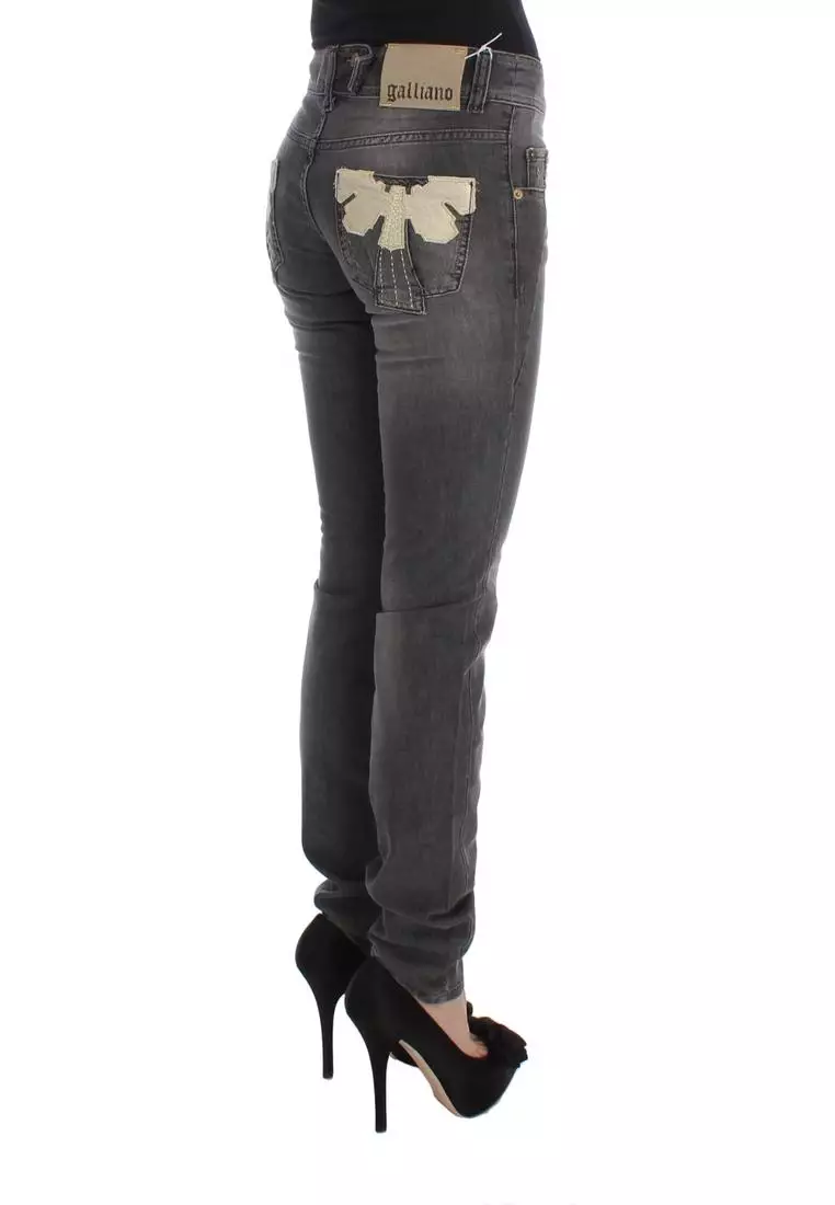 Buy John Galliano Galliano Skinny Jeans Grey Jeans & Pants