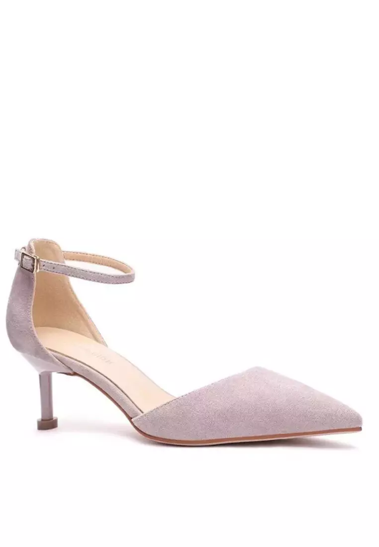 Purple ankle hotsell strap shoes