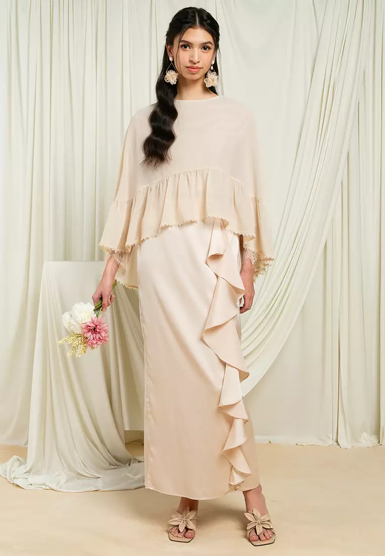 Zarina Ruffles Kurung Set