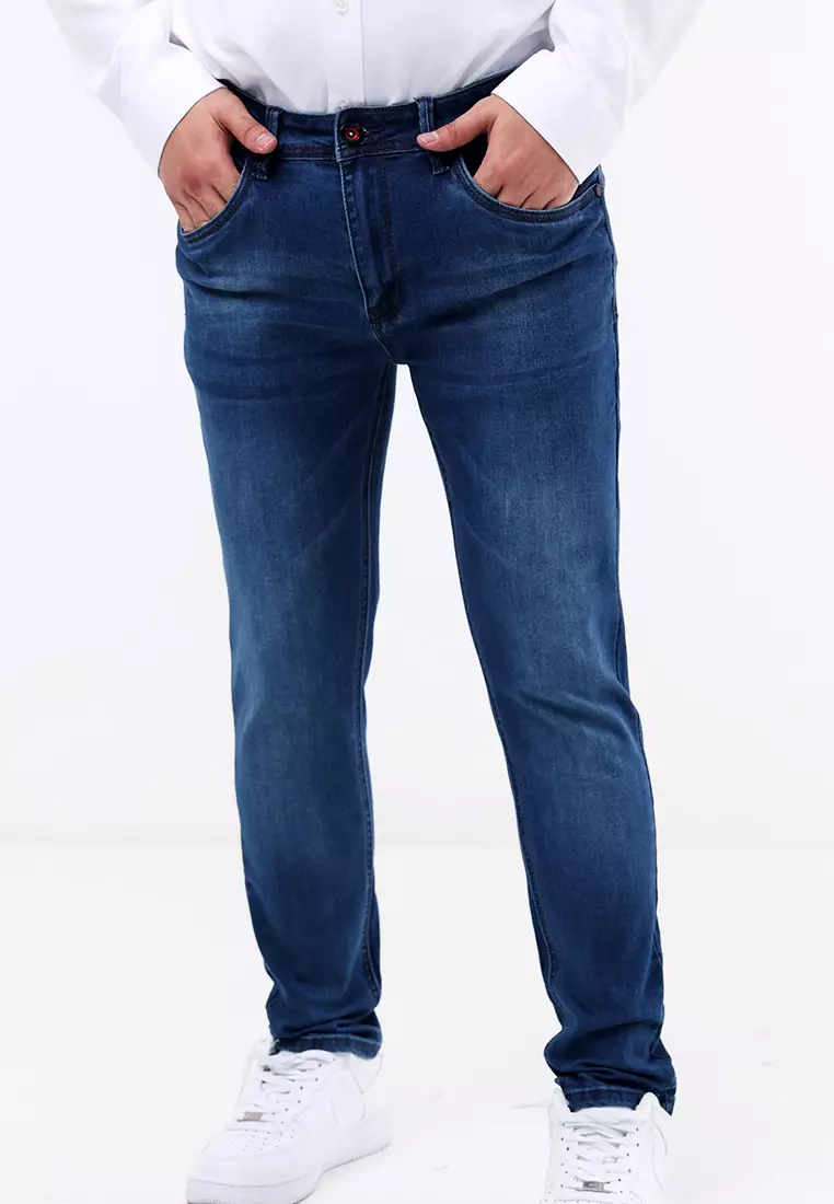 Denim Long Skinny Fit Stretch Jeans