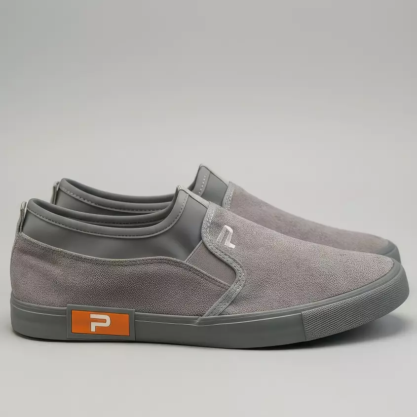 Paulmay Sepatu Slipon Pria Wanita Kyoto - Grey
