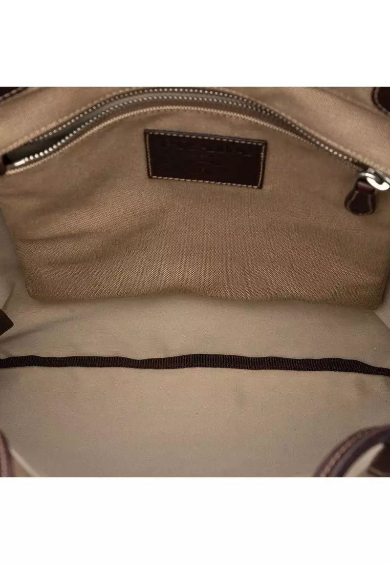 Pre-Loved Prada Canvas Canapa Logo Tote