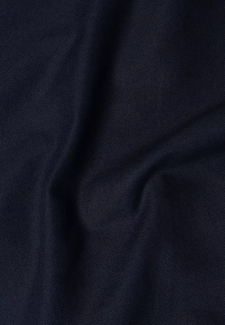 JOBB Hasbi Baju Koko Pria Lengan Pendek Regular Fit Navy