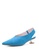 PRODUIT PARFAIT blue Clear Heel Pointed Toe Suede Pumps 9A50CSHE7186D6GS_3