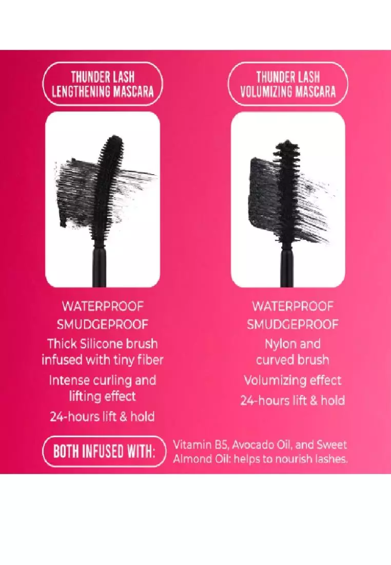 Rose All Day All New Thunder Lash Mascara - Lengthening