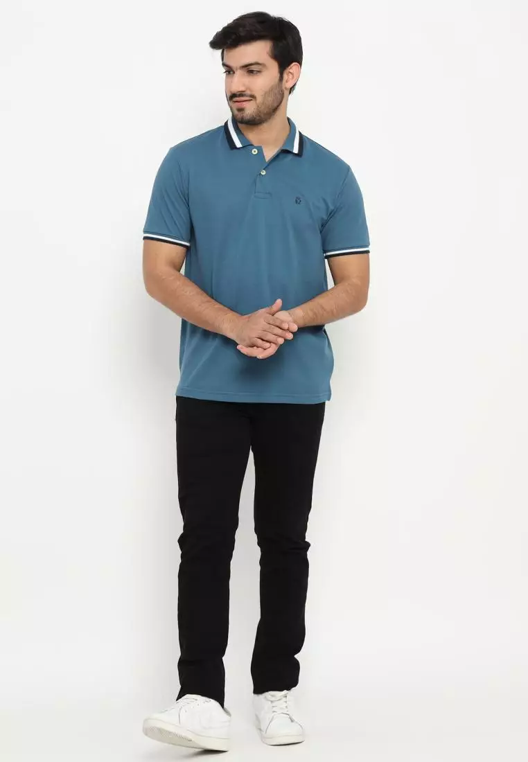 MATSUDA Kaos Polo Shirt Pria Kerah Moriyama