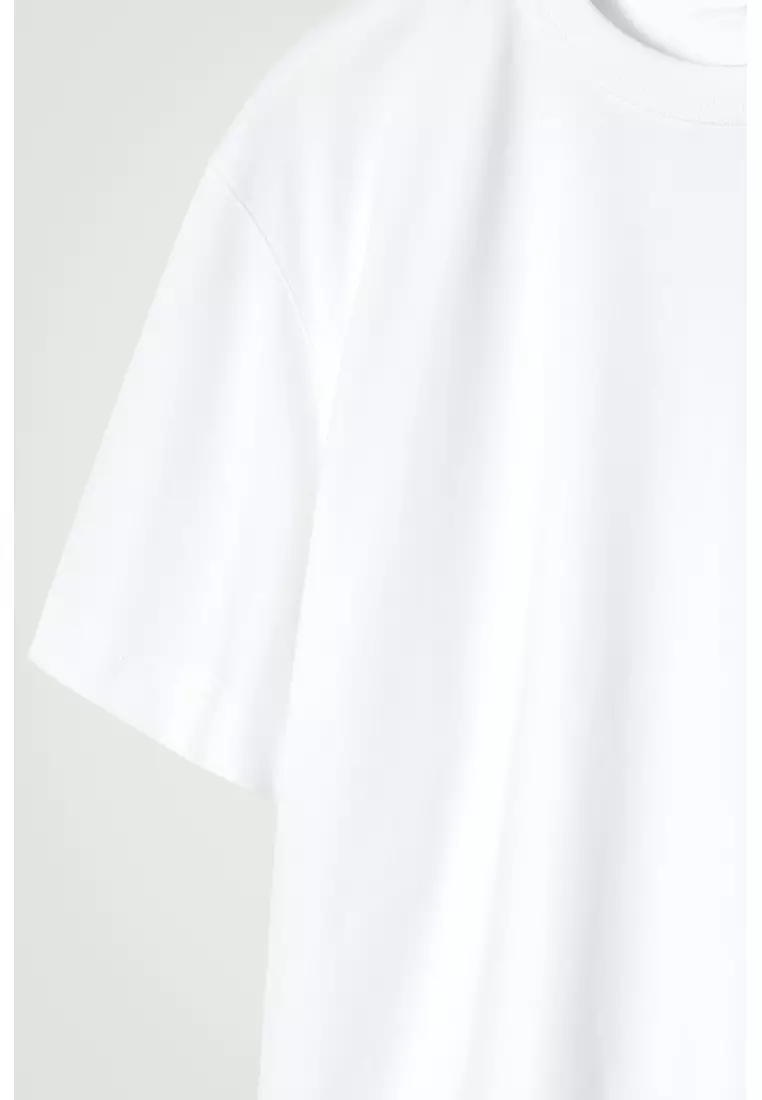 INTERLOCK COTTON CREW-NECK T-SHIRT