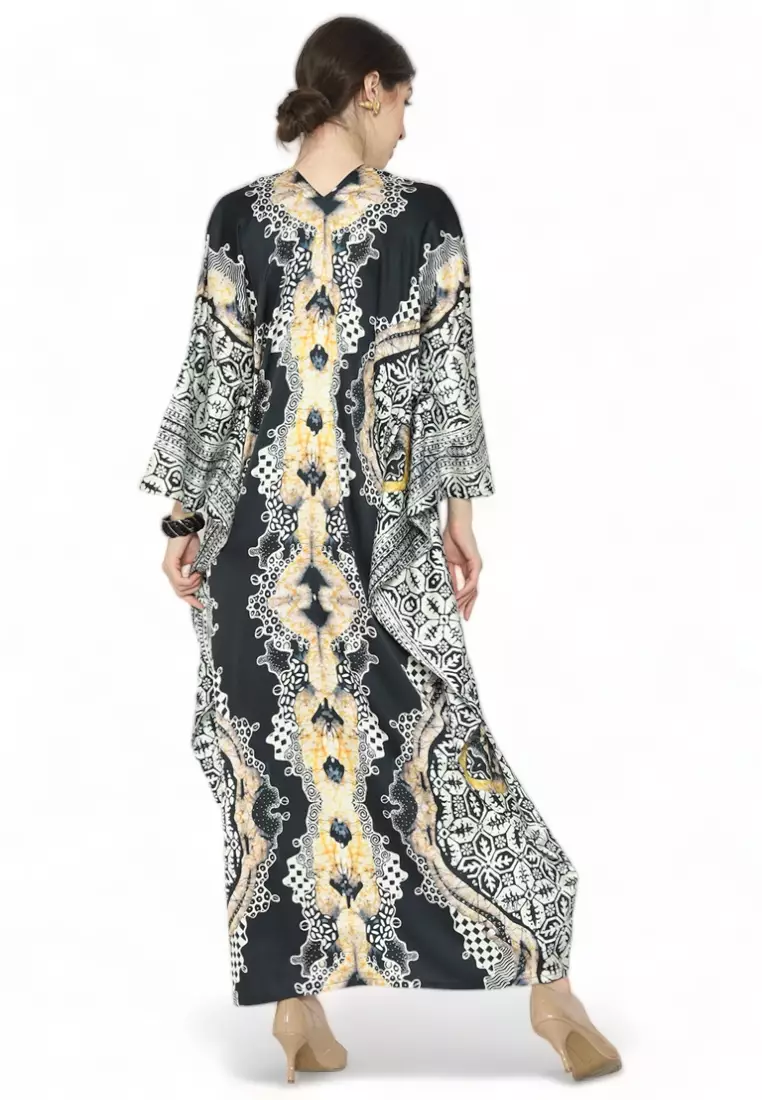 Kanzi Long Sleeve Batik Kaftan