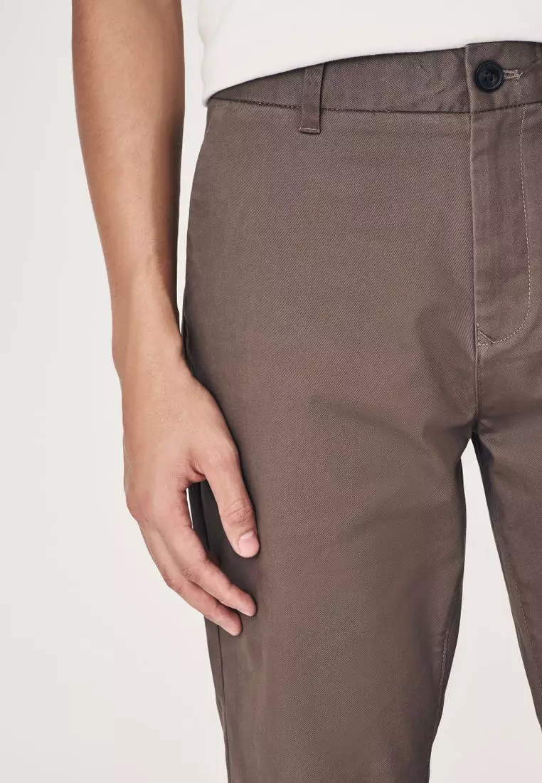Stretch Chinos Trousers Straight Fit