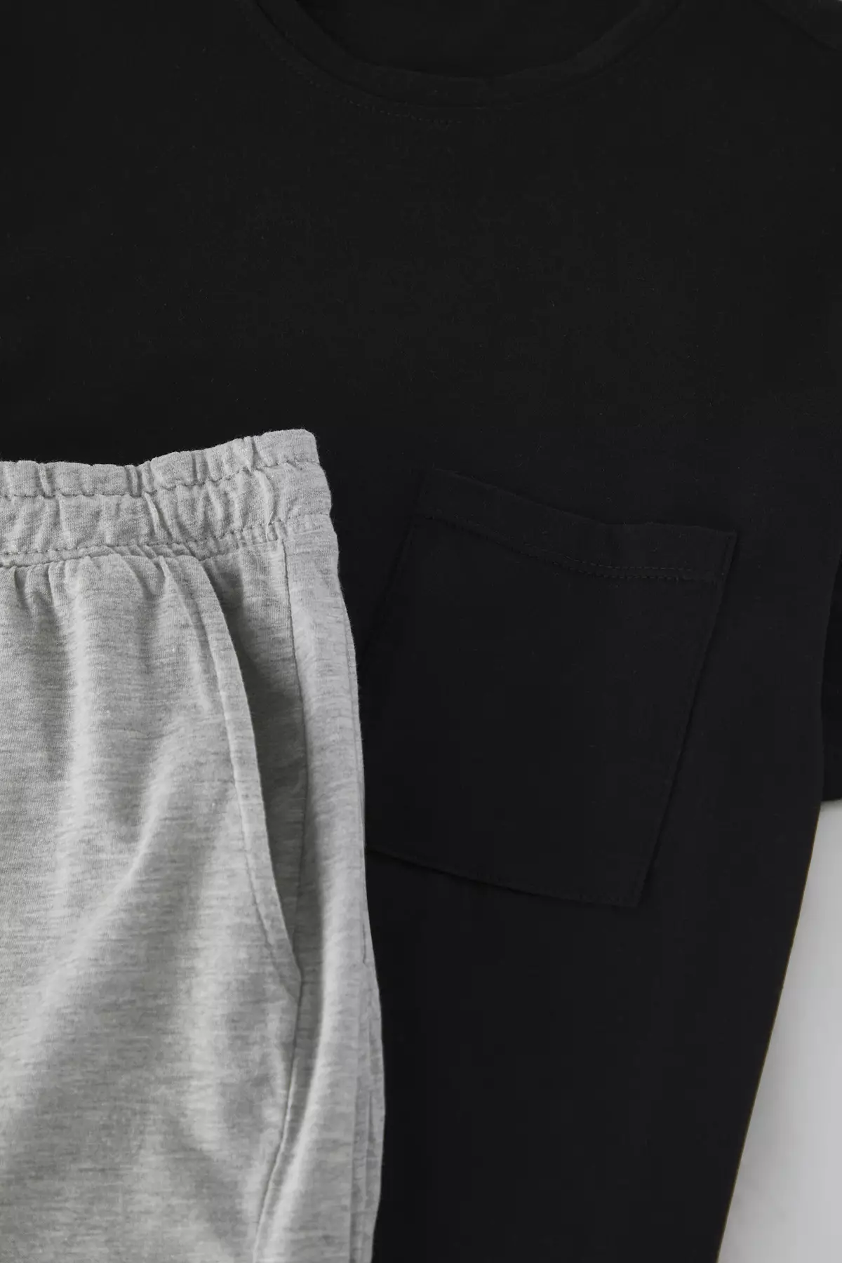 Knitted Shorts Pajama Set