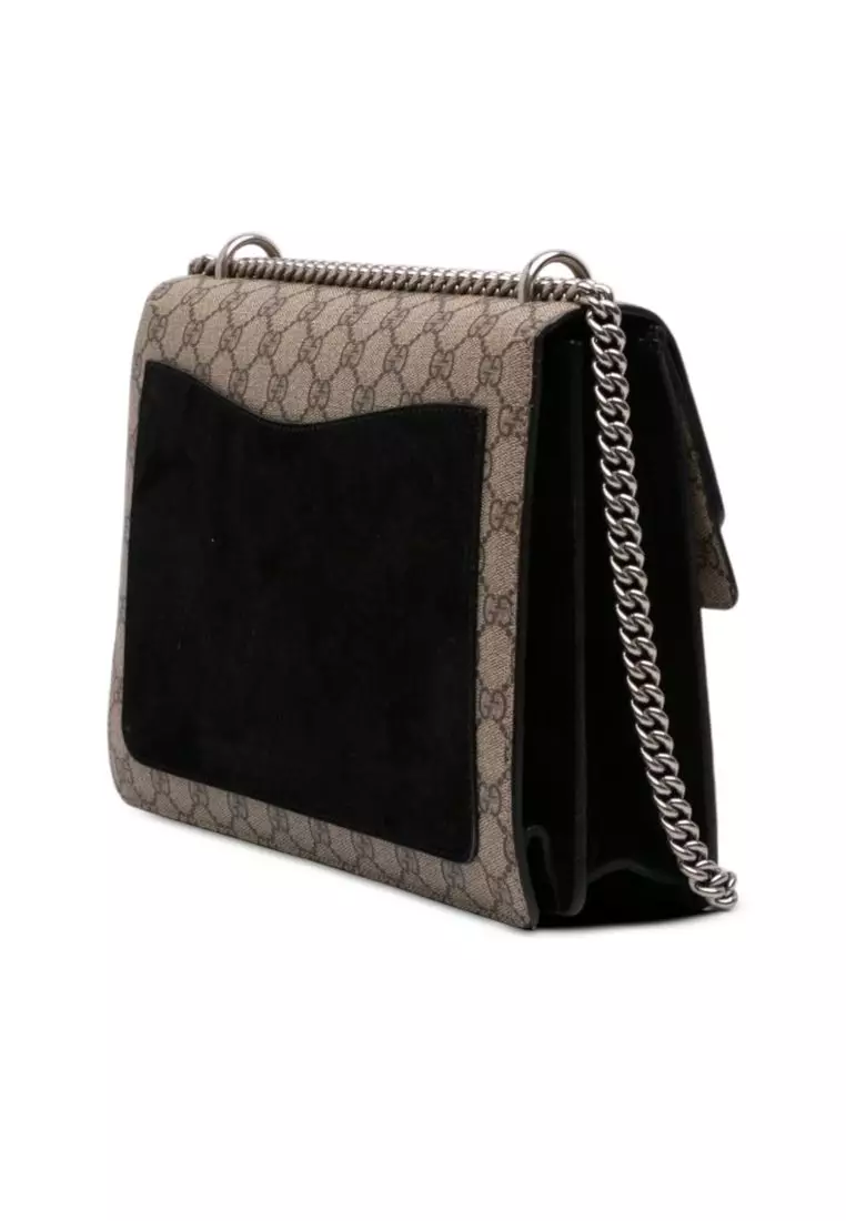 Pre-Loved Gucci Medium Gg Supreme Dionysus Shoulder Bag