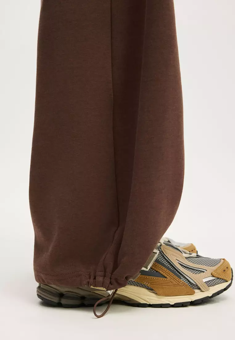 Summer Fleece Adjustable Hem Sweatpants