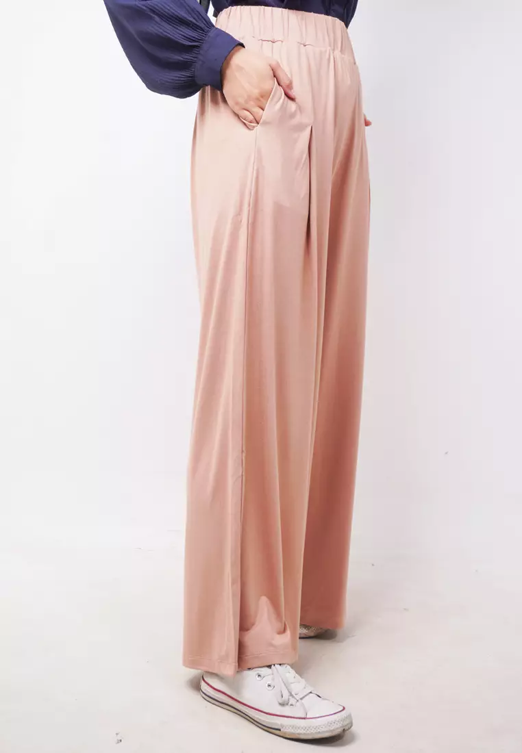 LC025 TDLA Celana Kulot Instacool Wanita kkd khaki