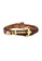 Jaysa Collection brown Anchor Ornament Intertwined Leather Bracelet JA875AC62XABSG_1