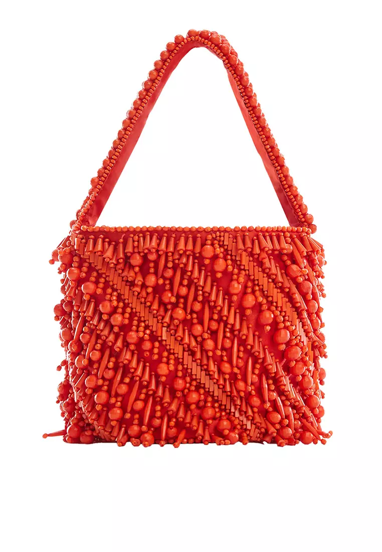 Beaded bag online mango