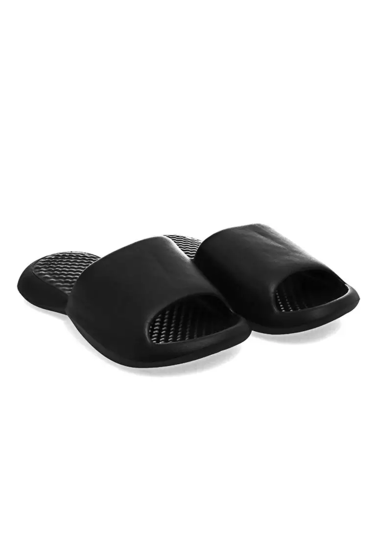 Coots Sandal Rumah Anti-Slip Slipper Unisex Quick Drying Material EVA Soft ORIGINAL - Black