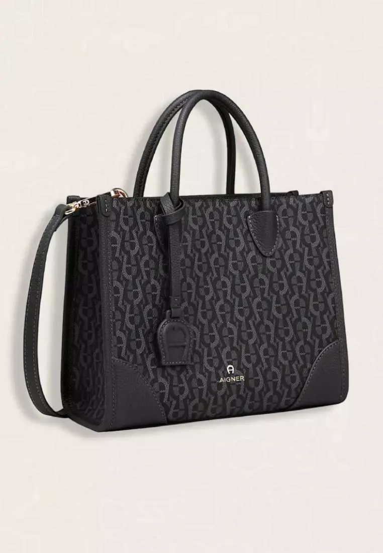 Jual Aigner Aigner Samara Icon Shopper S Black Original 2025