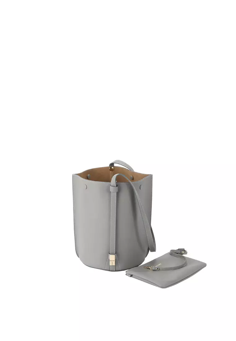 ORUKAMI Flat Hook Convertible Bucket Tote - Grey