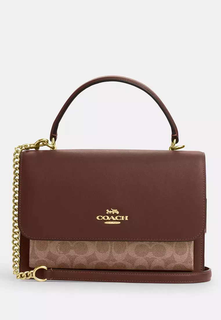 Buy Coach Klare Top Handle Bag In Signature Canvas Online