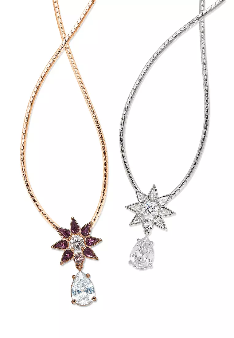 Louis Vuitton Ldylle Blossom Ladies Rose Gold Star Petal Flower Diamond  Flower Round Sunflower Diamond Necklace