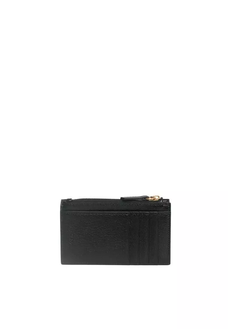 GUESS Nelka Porta Carte E Portamonete - Borsa Nera In Pelle Sintetica Con Scomparti