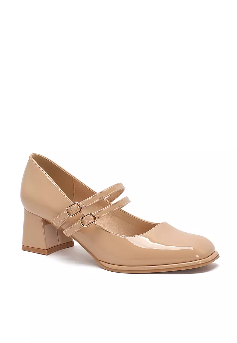 5CM Double Strap Mary Jane Shoes 595-3