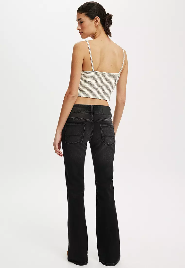 Low Rise Bootcut Jeans
