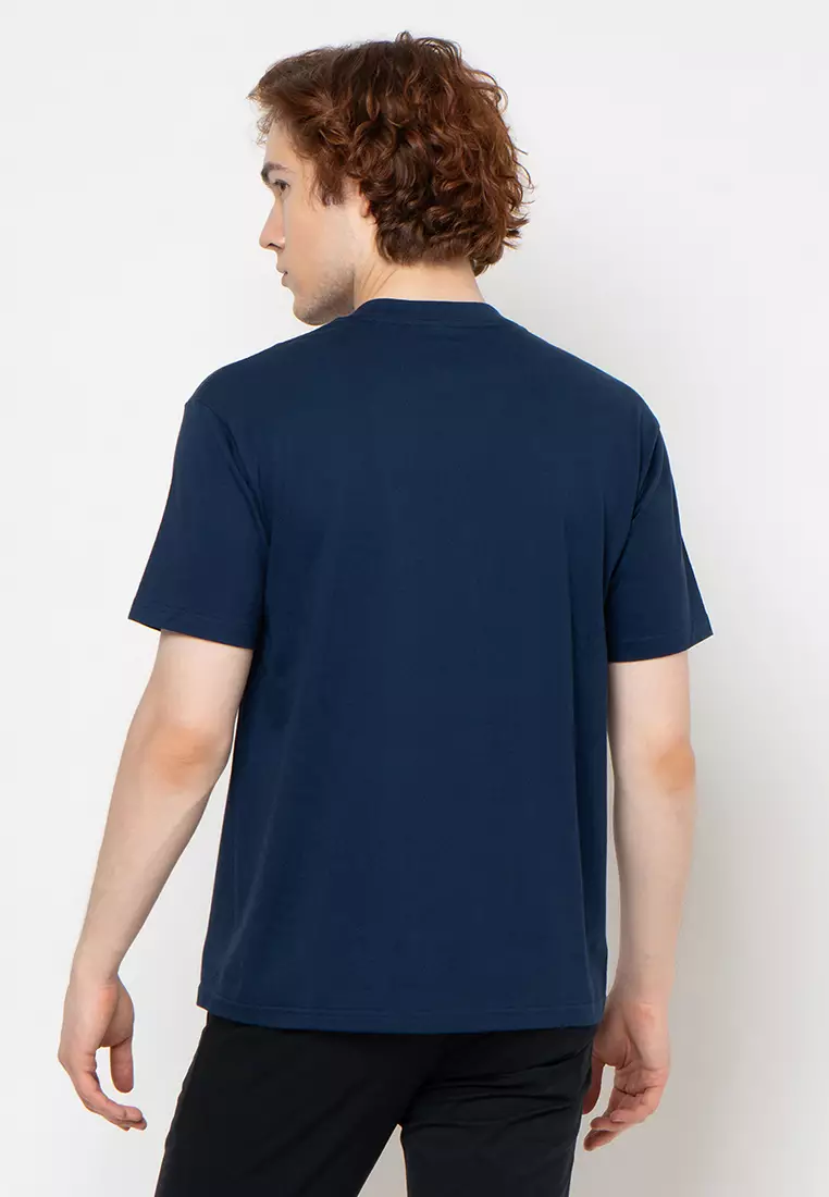 Ocean Pacific T-shirt Bodysize Kaos Polos Heavyweight Dark Blue - 03MTX00153