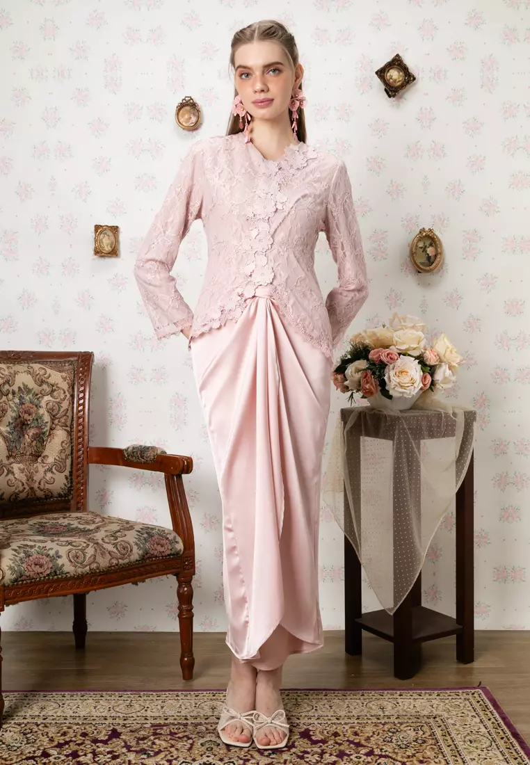 AMNA APPLIQUE LACE KURUNG